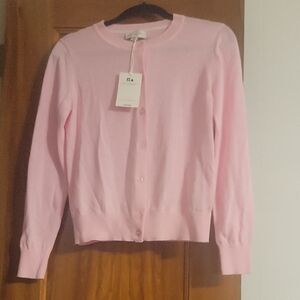 Pink Cardigan Sweater